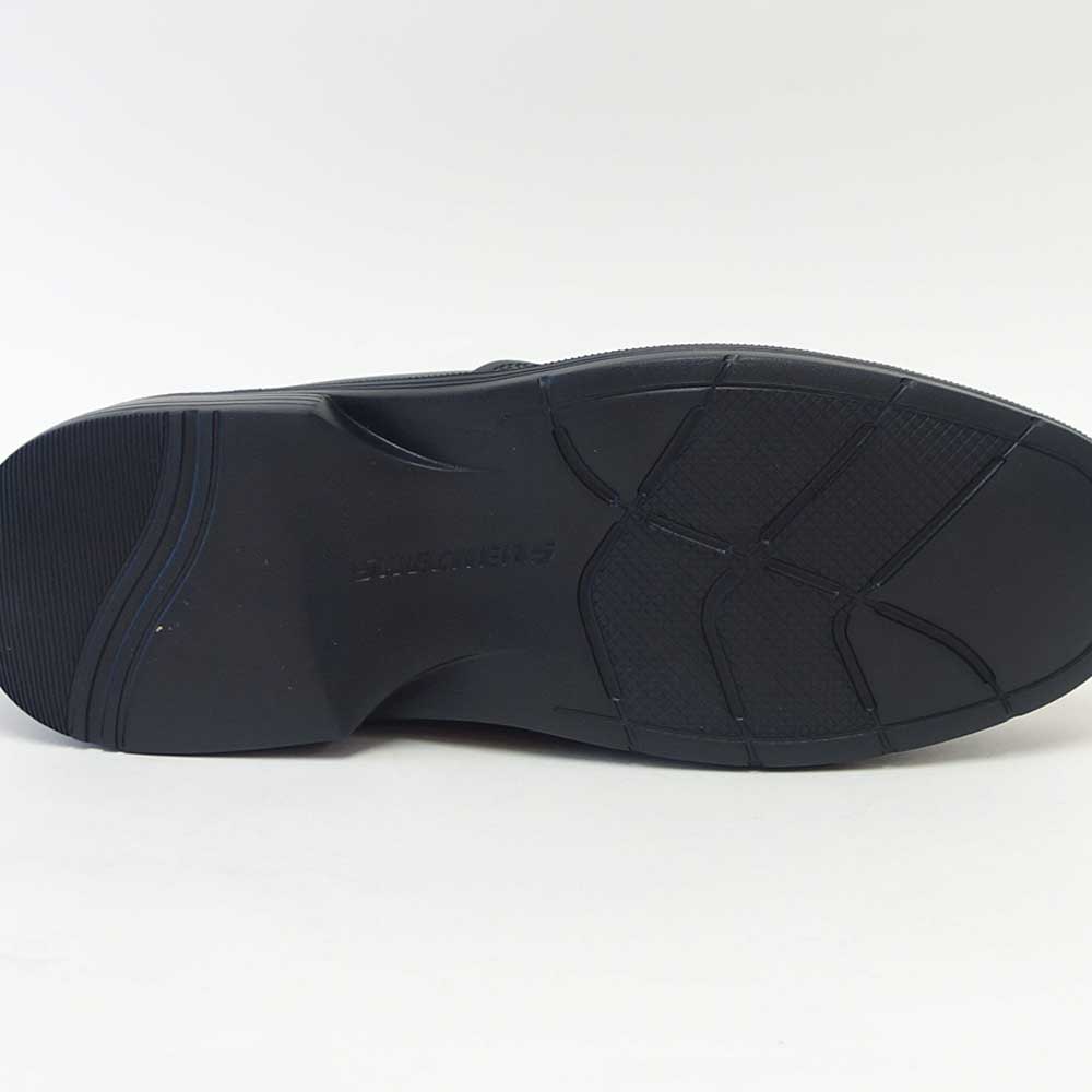 スケッチャーズSKECHERSCASWELLフラントーネ205169BLKブラック（メンズ）リラックスドフィット(3E)レザースリッポンハンズフリービジネス「靴」