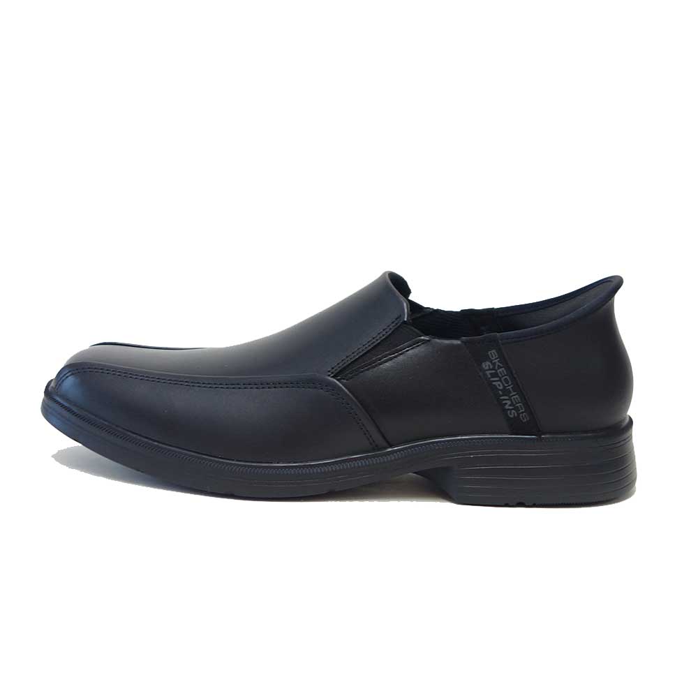 スケッチャーズSKECHERSCASWELLフラントーネ205169BLKブラック（メンズ）リラックスドフィット(3E)レザースリッポンハンズフリービジネス「靴」