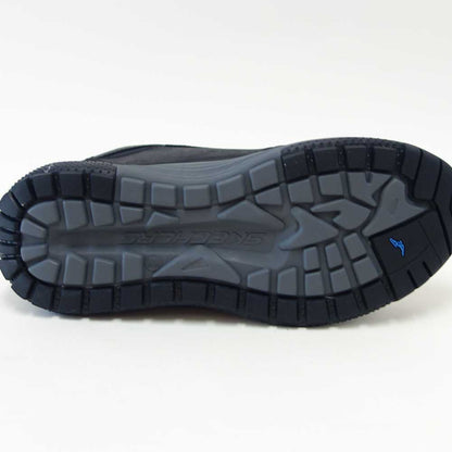 スケッチャーズSKECHERSMEROEパイクマン205285WWBBKブラック（メンズ）エクストラワイド(5E)レザーオイルヌバックウォーキングハンズフリー「靴」