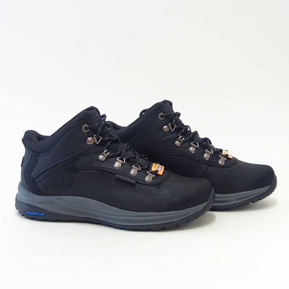 スケッチャーズSKECHERSMEROEパイクマン205285WWBBKブラック（メンズ）エクストラワイド(5E)レザーオイルヌバックウォーキングハンズフリー「靴」