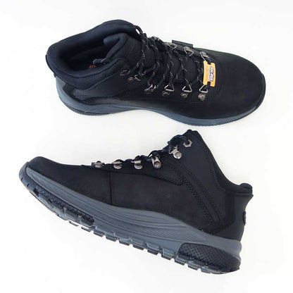 スケッチャーズSKECHERSMEROEパイクマン205285WWBBKブラック（メンズ）エクストラワイド(5E)レザーオイルヌバックウォーキングハンズフリー「靴」
