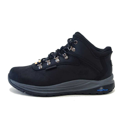 スケッチャーズ SKECHERS MEROE パイクマン  205285WW BBK ブラック （メンズ） エクストラワイド(5E)  レザー オイルヌバック ウォーキング ハンズフリー  「靴」