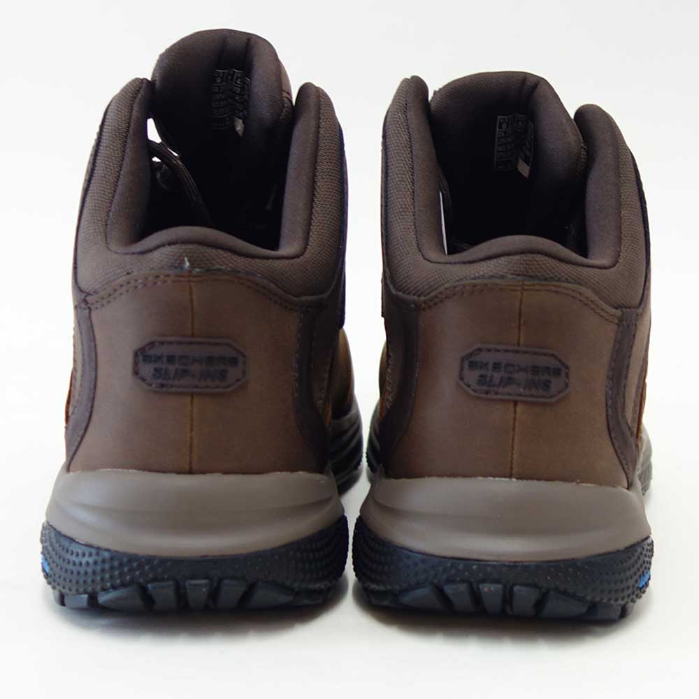 スケッチャーズSKECHERSMEROEパイクマン205285WWBRNブラウン（メンズ）エクストラワイド(5E)レザーオイルヌバックウォーキングハンズフリー「靴」