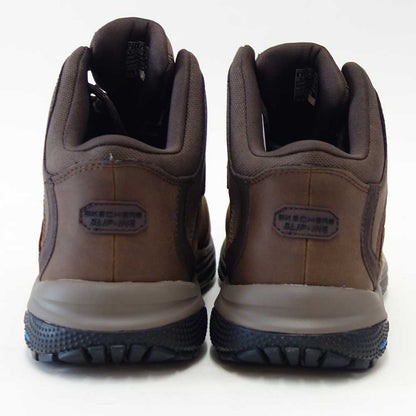 スケッチャーズSKECHERSMEROEパイクマン205285WWBRNブラウン（メンズ）エクストラワイド(5E)レザーオイルヌバックウォーキングハンズフリー「靴」