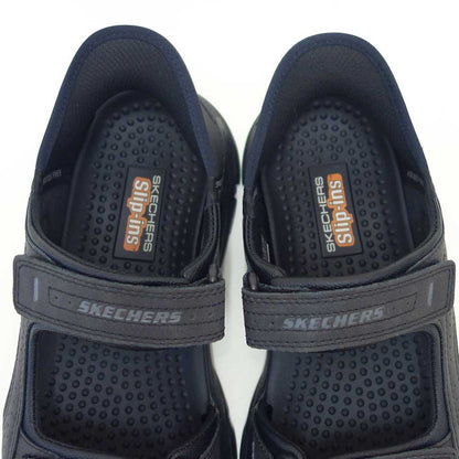 スケッチャーズSKECHERSリラックスドフィット：トレスメン-リース205289ブラック（メンズ）スポーツサンダルスニーカーハンズフリー「靴」