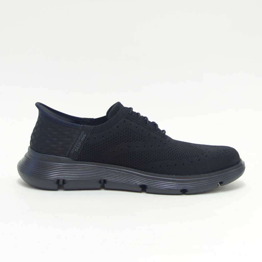 スケッチャーズSKECHERSガルザ-パルマ205303ブラック（メンズ）メッシュ人工繊維カジュアルビジネスハンズフリー「靴」