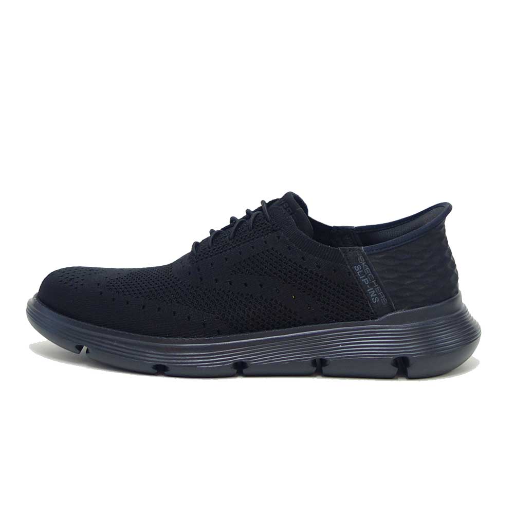 スケッチャーズ SKECHERS ガルザ - パルマ 205303 ブラック （メンズ）メッシュ 人工繊維  カジュアル ビジネス ハンズフリー  「靴」
