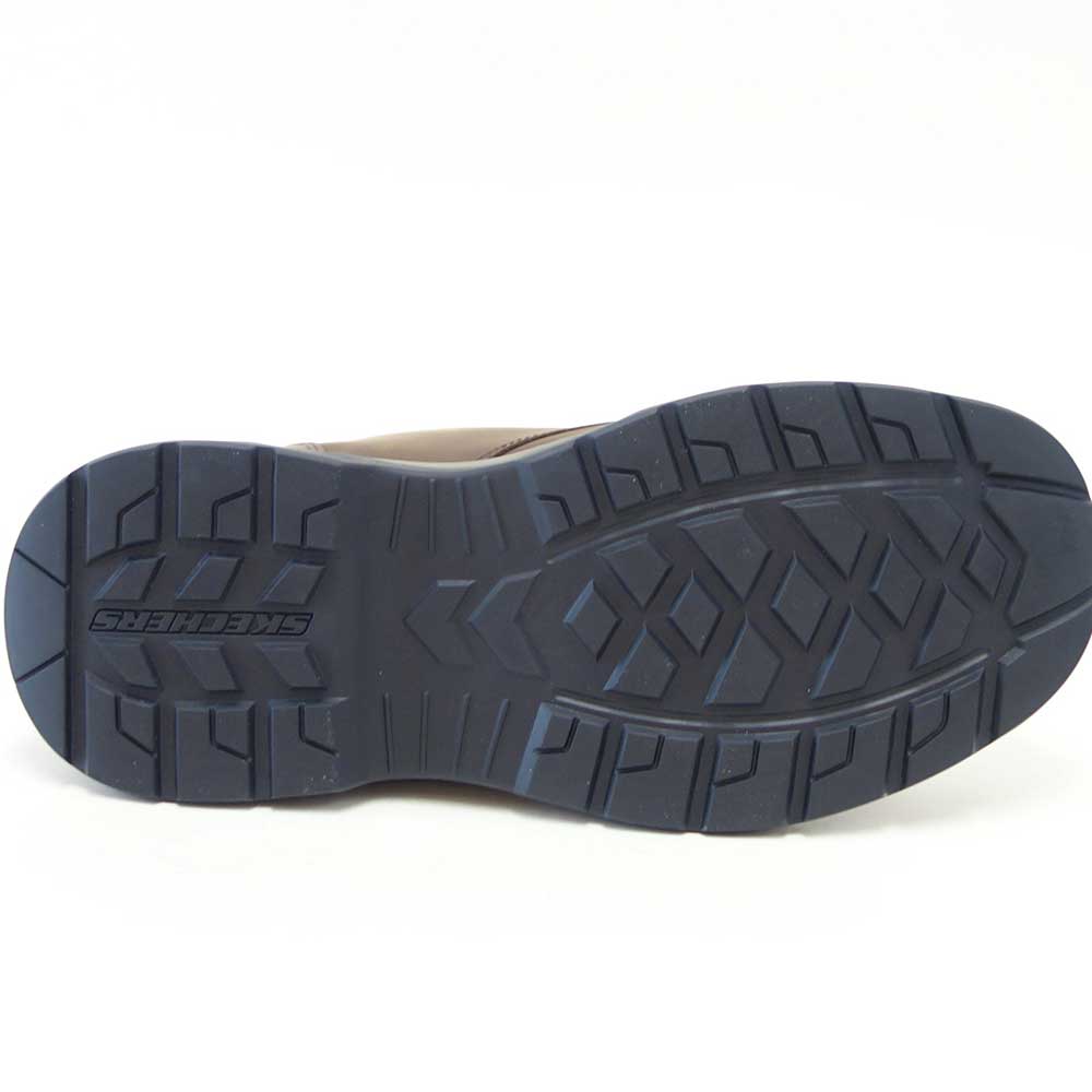 スケッチャーズSKECHERSLOCKETTグスタフ205307COCカカオ（メンズ）リラックスドフィット(3E)レザースリッポンハンズフリーウォーキングビジネス「靴」