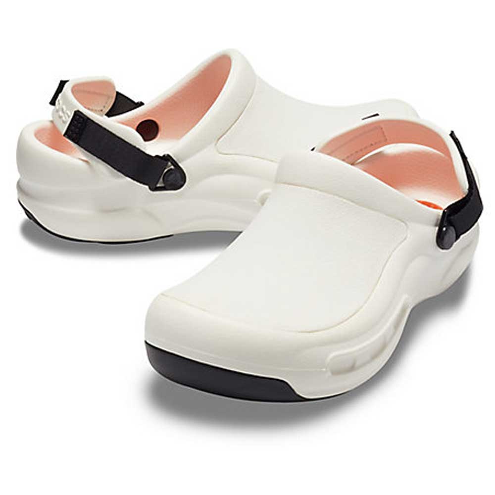 crocs クロックス Bistro Pro LiteRide Clog ビストロ プロ ライトライド クロッグ  205669 ホワイト（ユニセックス）「靴」
