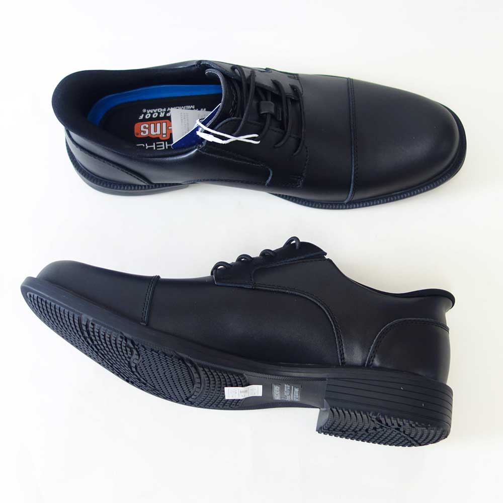 スケッチャーズSKECHERSドレストン-ラムジー205837ブラック（メンズ）防水防滑カジュアルビジネスハンズフリー「靴」