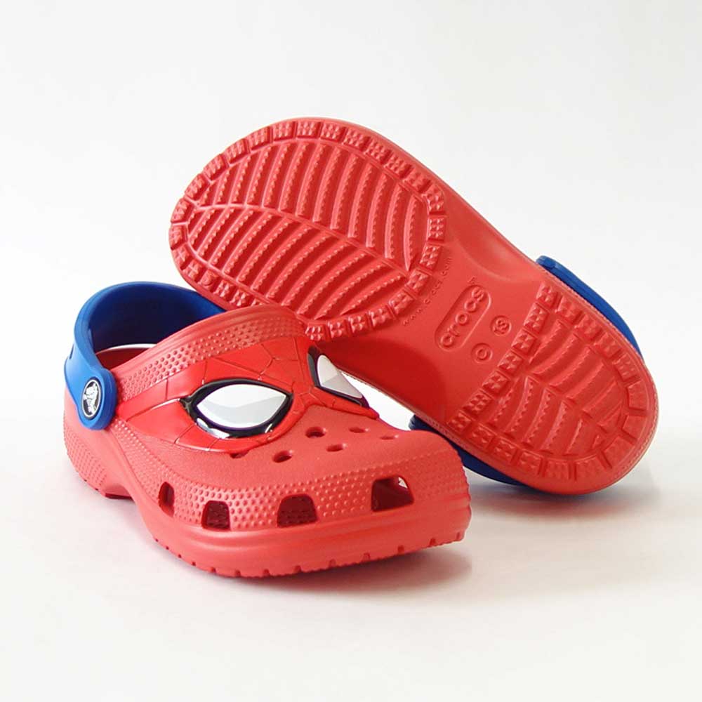 【SALE 20%OFF】 crocs クロックス FLIAM SPIDERMAN CLOG  K アイアムスパイダーマン クロッグ （キッズ）2074608c1 レッド 子供靴「靴」