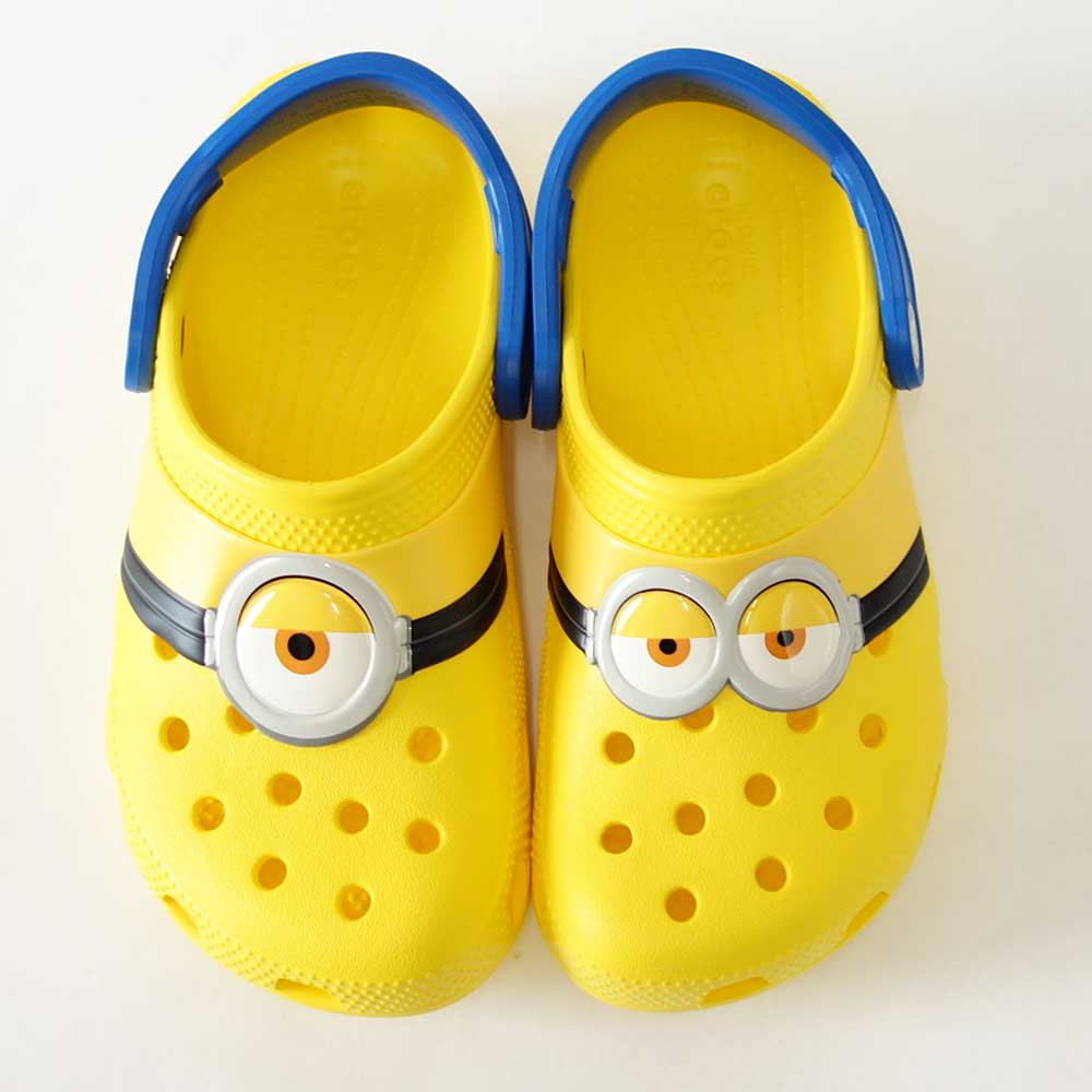 【SALE 20%OFF】 crocs クロックス Fun Lab I am Minions Clog K ファン ラブ アイアムミニオンズ クロッグ  （キッズ）207461730 イエロー「靴」