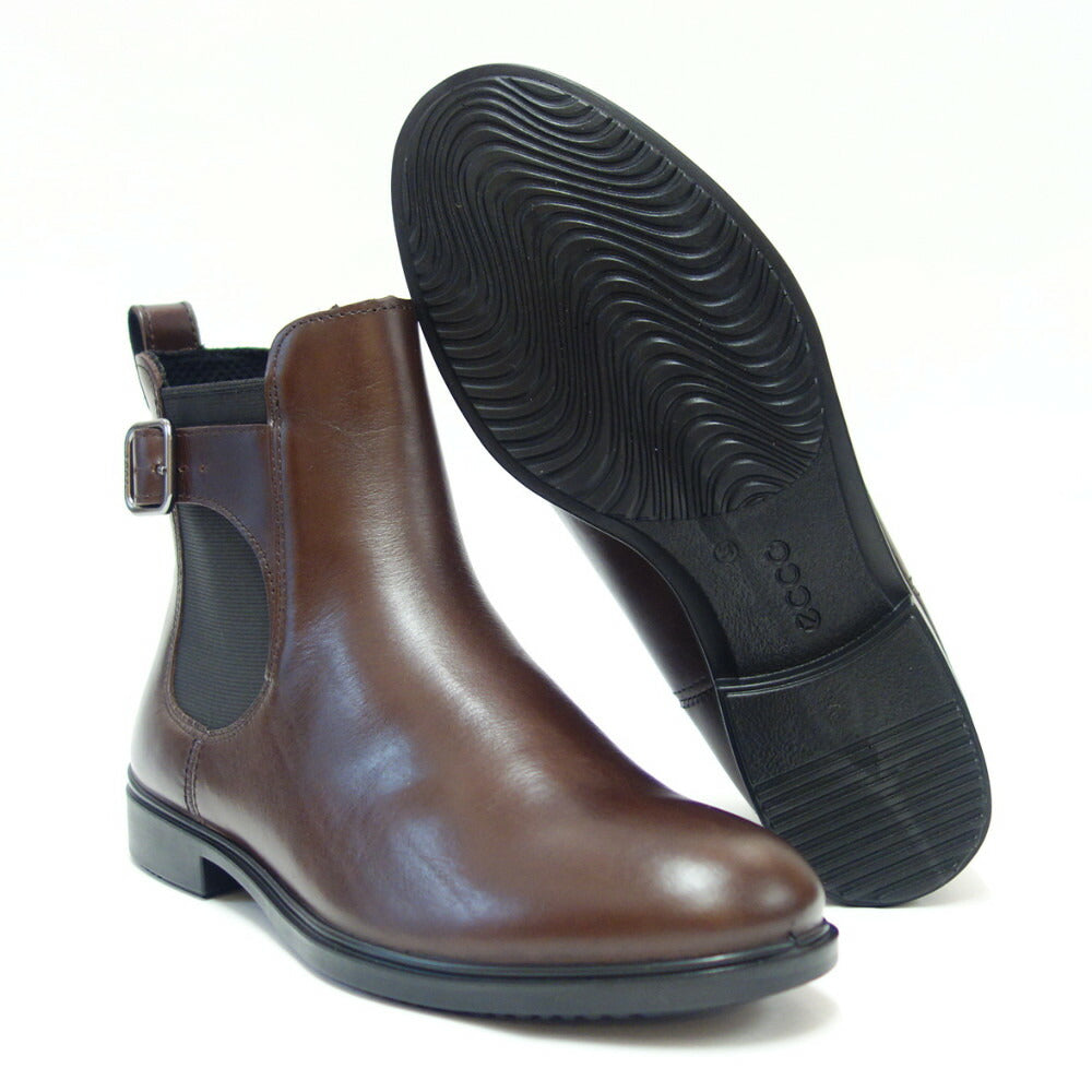エコー ECCO DRESS CLASSIC 15 WOMEN’S LEATHER CHELSEA BOOTS  209813 01667 ブラウン （レディース） 上質天然皮革 サイドゴアブーツ アンクルブーツ 「靴」