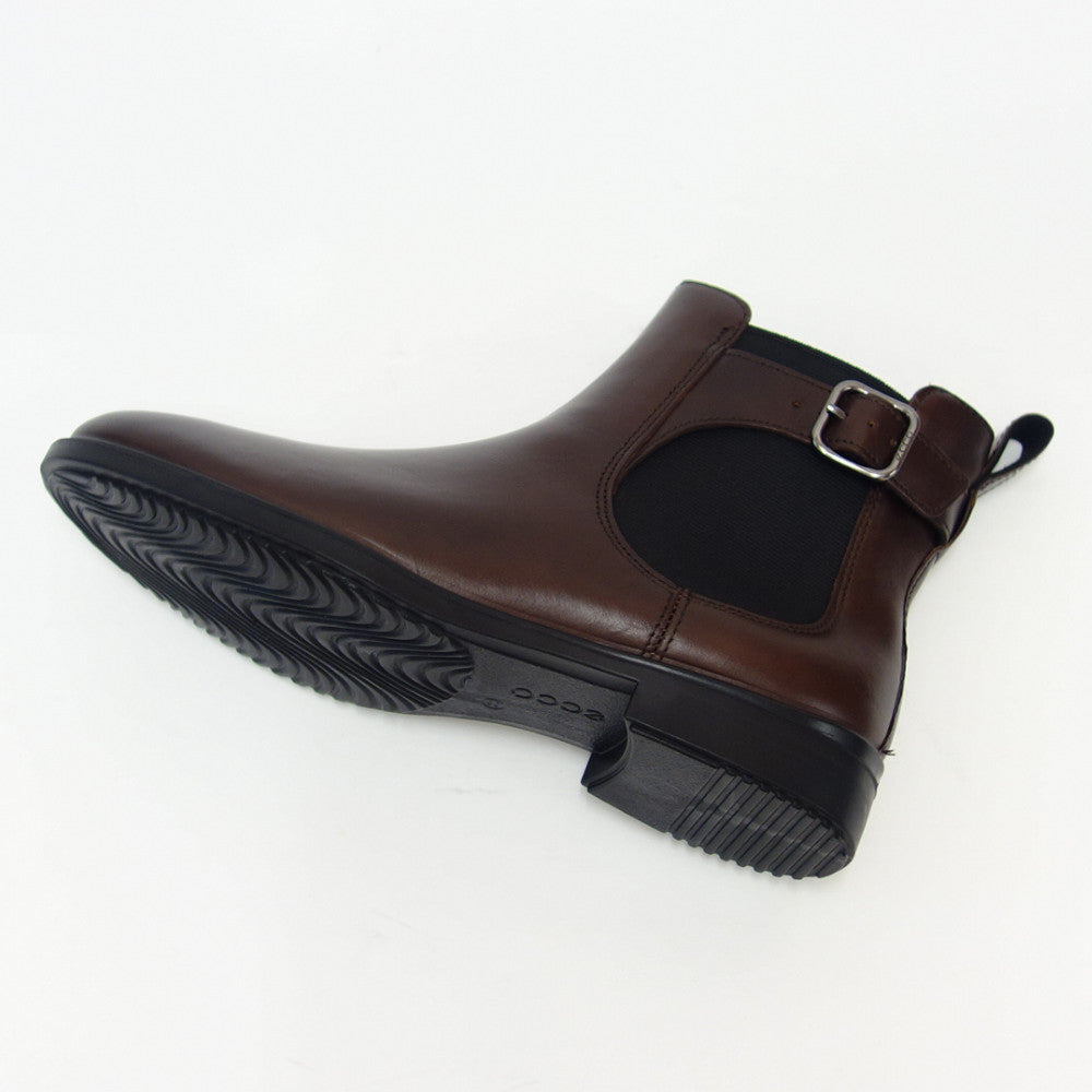 エコー ECCO DRESS CLASSIC 15 WOMEN’S LEATHER CHELSEA BOOTS  209813 01667 ブラウン （レディース） 上質天然皮革 サイドゴアブーツ アンクルブーツ 「靴」