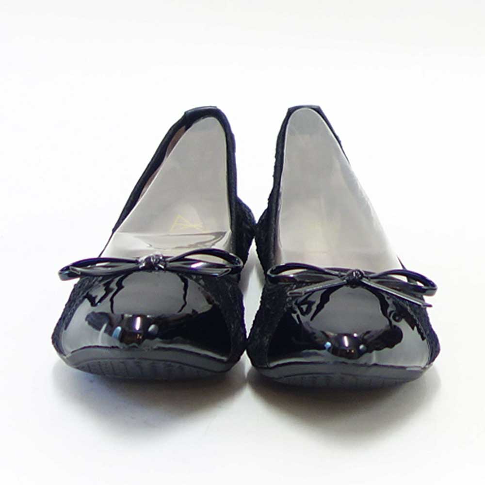 携帯 バレエシューズ BUTTERFLY TWISTS バタフライツイス  HOLLY(ホーリー)  21012B Black Glace（ブラック グレース） お洒落 ルームシューズ 「靴」