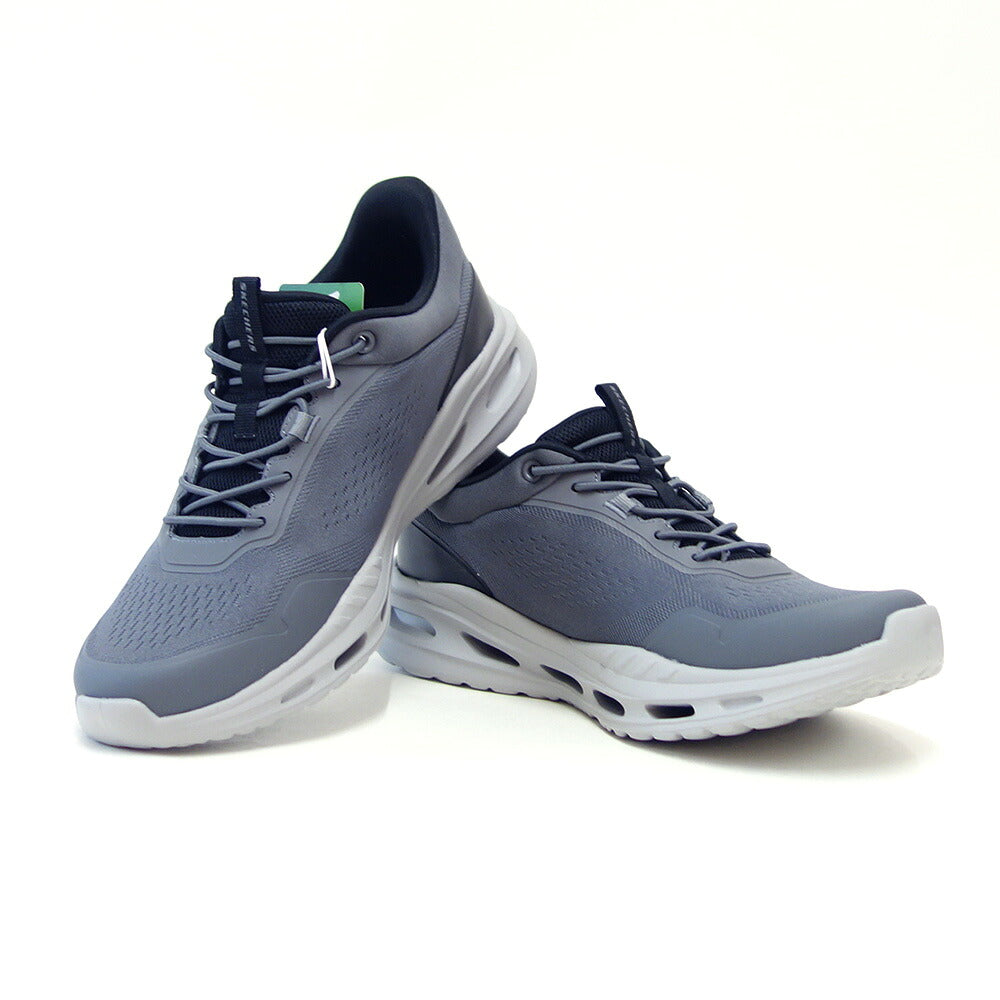 スケッチャーズSKECHERSアーチフィットオーヴァン-ハンター211319チャコール（メンズ）リラックスドフィットメッシュ人工繊維スニーカーハンズフリー「靴」