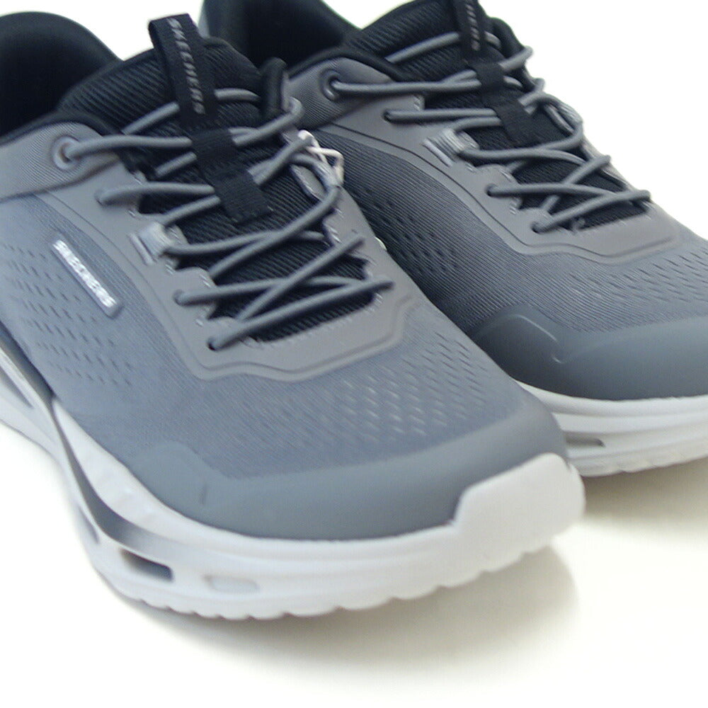 スケッチャーズSKECHERSアーチフィットオーヴァン-ハンター211319チャコール（メンズ）リラックスドフィットメッシュ人工繊維スニーカーハンズフリー「靴」