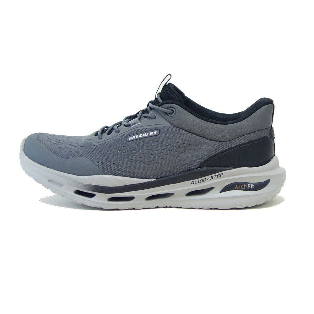 スケッチャーズ SKECHERS アーチフィット オーヴァン - ハンター  211319 チャコール （メンズ）リラックスドフィット メッシュ 人工繊維  スニーカー ハンズフリー  「靴」