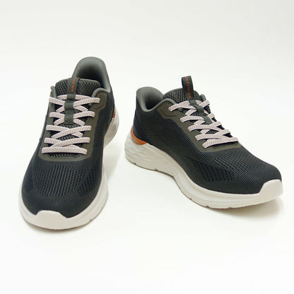 スケッチャーズSKECHERSガーナー-エリス211369OLVオリーブ（メンズ）メッシュ人工繊維リラックスドフィット(3E相当)スニーカーハンズフリー「靴」