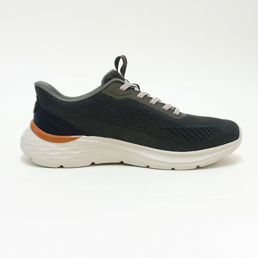 スケッチャーズSKECHERSガーナー-エリス211369OLVオリーブ（メンズ）メッシュ人工繊維リラックスドフィット(3E相当)スニーカーハンズフリー「靴」