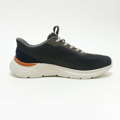 スケッチャーズSKECHERSガーナー-エリス211369OLVオリーブ（メンズ）メッシュ人工繊維リラックスドフィット(3E相当)スニーカーハンズフリー「靴」