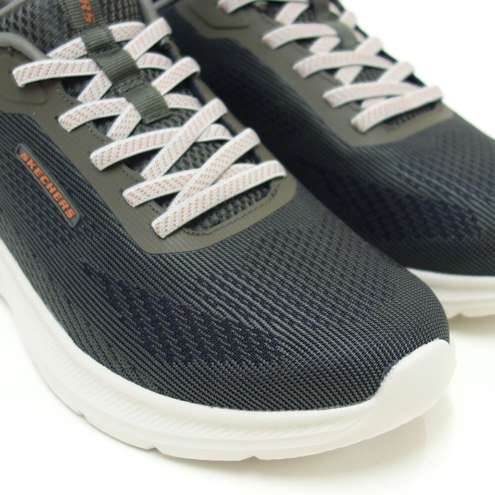 スケッチャーズSKECHERSガーナー-エリス211369OLVオリーブ（メンズ）メッシュ人工繊維リラックスドフィット(3E相当)スニーカーハンズフリー「靴」