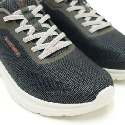スケッチャーズSKECHERSガーナー-エリス211369OLVオリーブ（メンズ）メッシュ人工繊維リラックスドフィット(3E相当)スニーカーハンズフリー「靴」