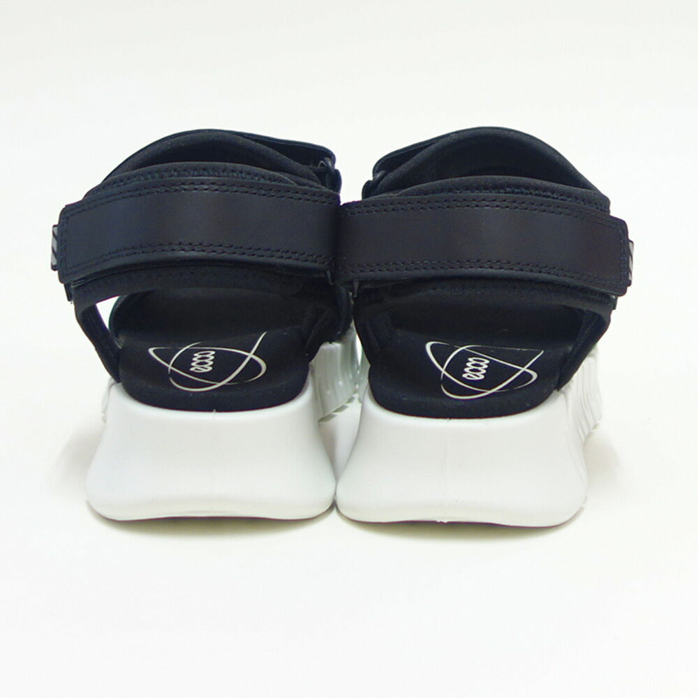 エコーECCOGruuvSolWOMEN'SSANDALブラック21310301001（レディース）中厚底フラットコンフォートサンダル快適な履き心地のレザーシューズコンフォートシューズ「靴」