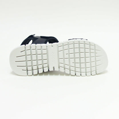 エコーECCOGruuvSolWOMEN'SSANDALブラック21310301001（レディース）中厚底フラットコンフォートサンダル快適な履き心地のレザーシューズコンフォートシューズ「靴」