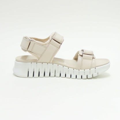 エコーECCOGruuvSolWOMEN'SSANDALベージュ21310301378（レディース）中厚底フラットコンフォートサンダル快適な履き心地のレザーシューズコンフォートシューズ「靴」