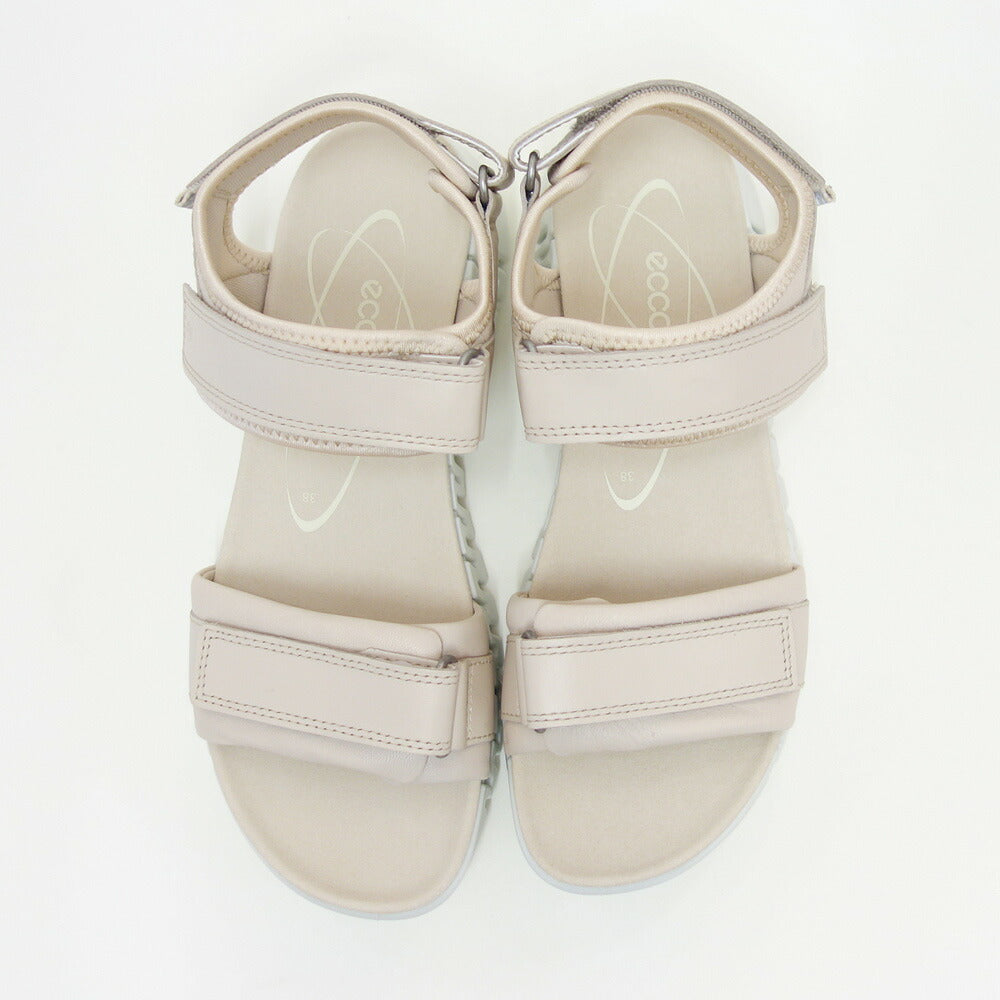エコーECCOGruuvSolWOMEN'SSANDALベージュ21310301378（レディース）中厚底フラットコンフォートサンダル快適な履き心地のレザーシューズコンフォートシューズ「靴」