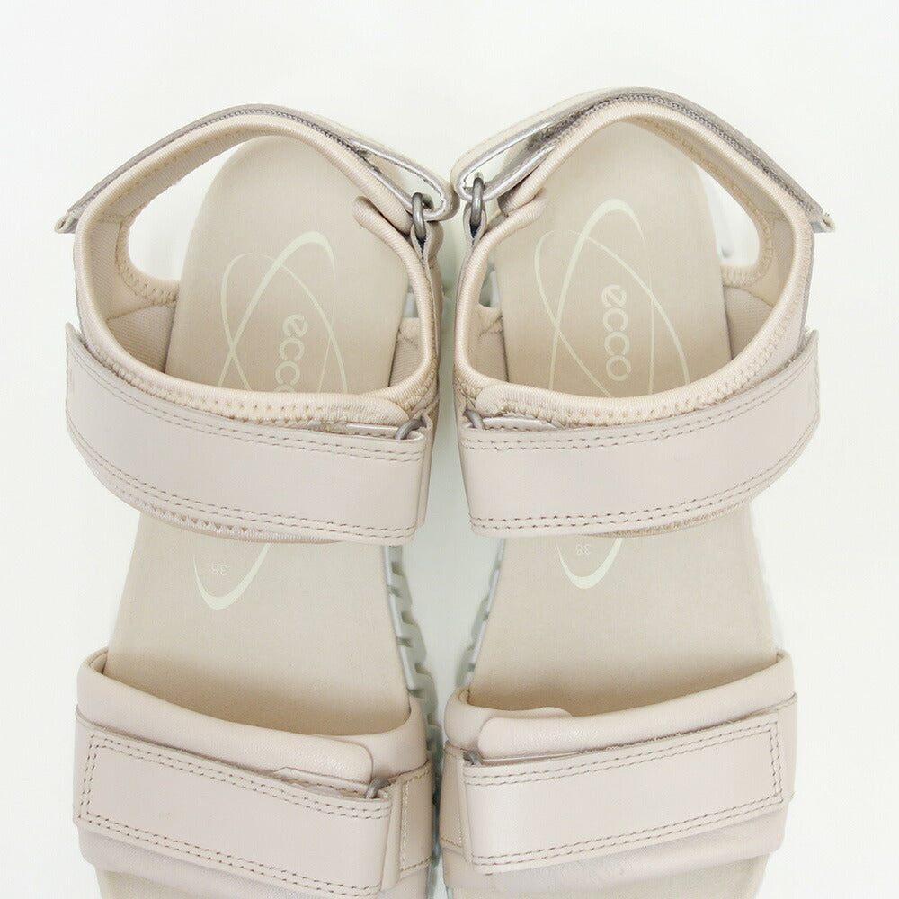 エコーECCOGruuvSolWOMEN'SSANDALベージュ21310301378（レディース）中厚底フラットコンフォートサンダル快適な履き心地のレザーシューズコンフォートシューズ「靴」