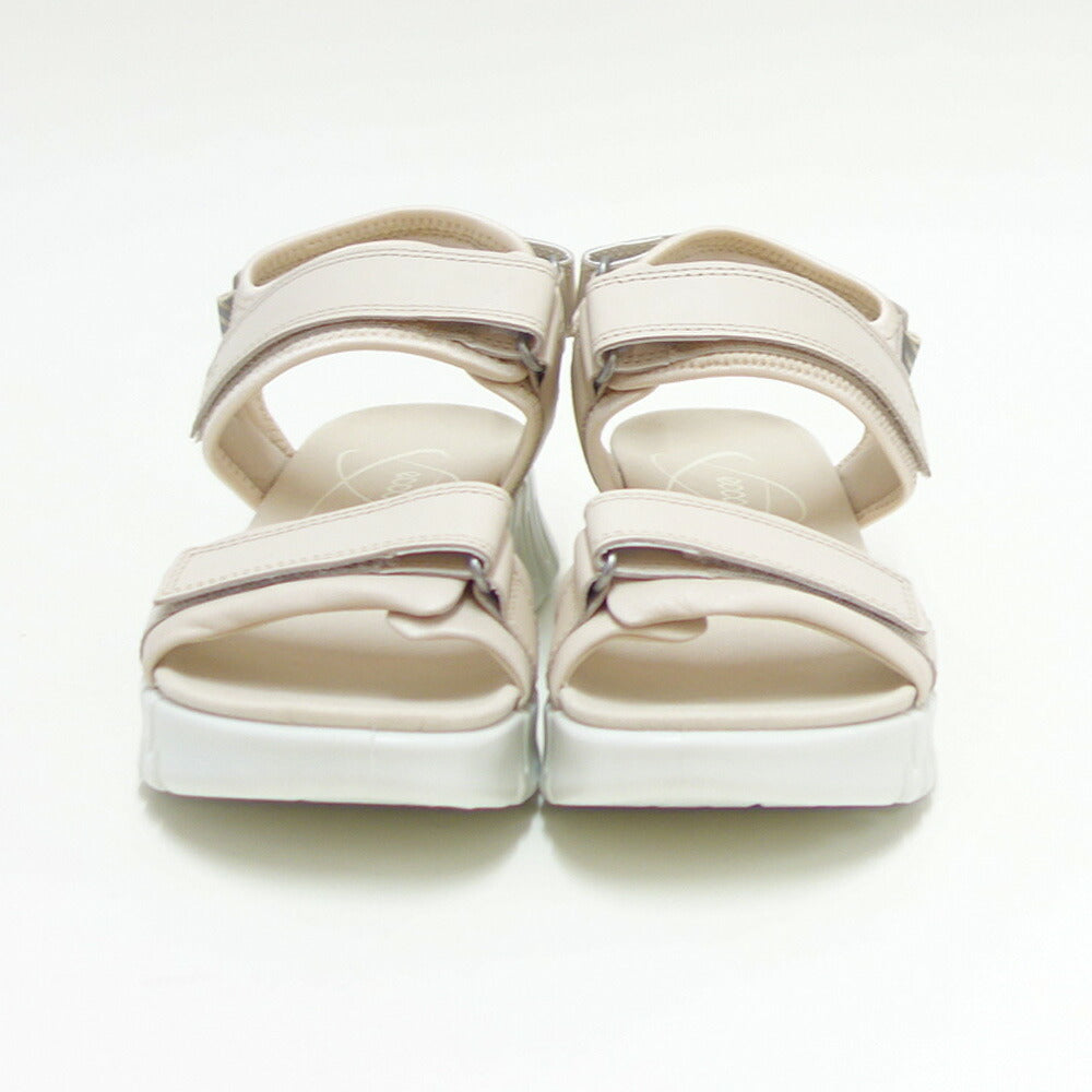エコーECCOGruuvSolWOMEN'SSANDALベージュ21310301378（レディース）中厚底フラットコンフォートサンダル快適な履き心地のレザーシューズコンフォートシューズ「靴」