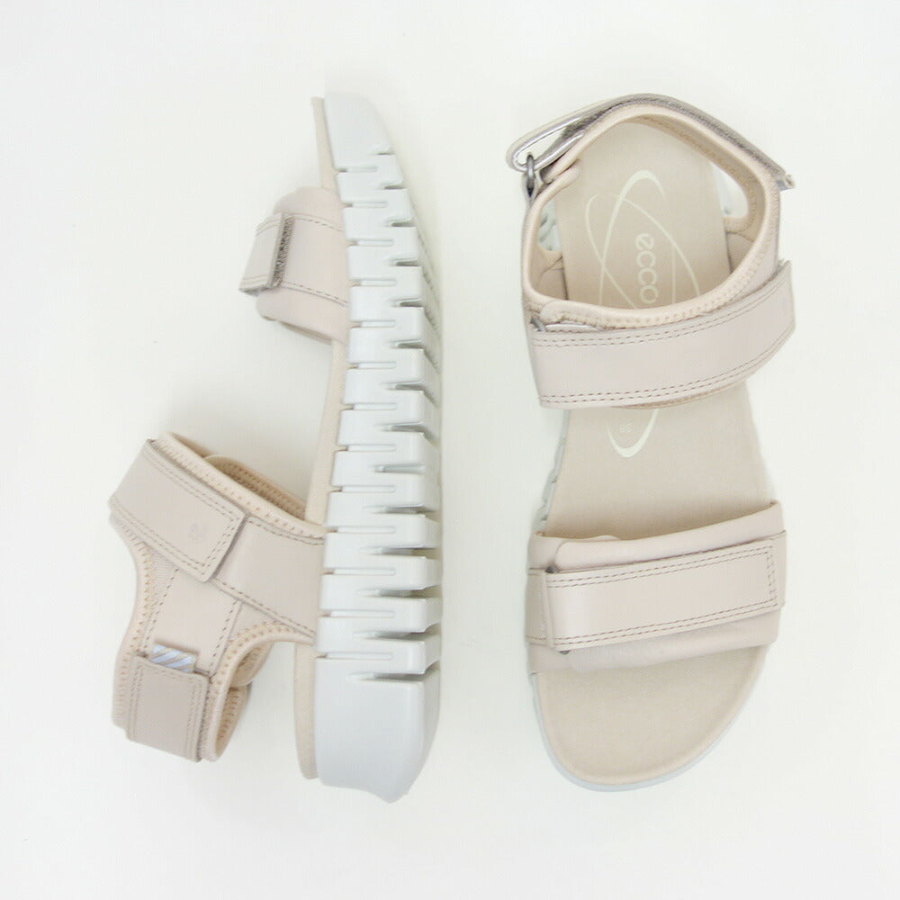 エコーECCOGruuvSolWOMEN'SSANDALベージュ21310301378（レディース）中厚底フラットコンフォートサンダル快適な履き心地のレザーシューズコンフォートシューズ「靴」