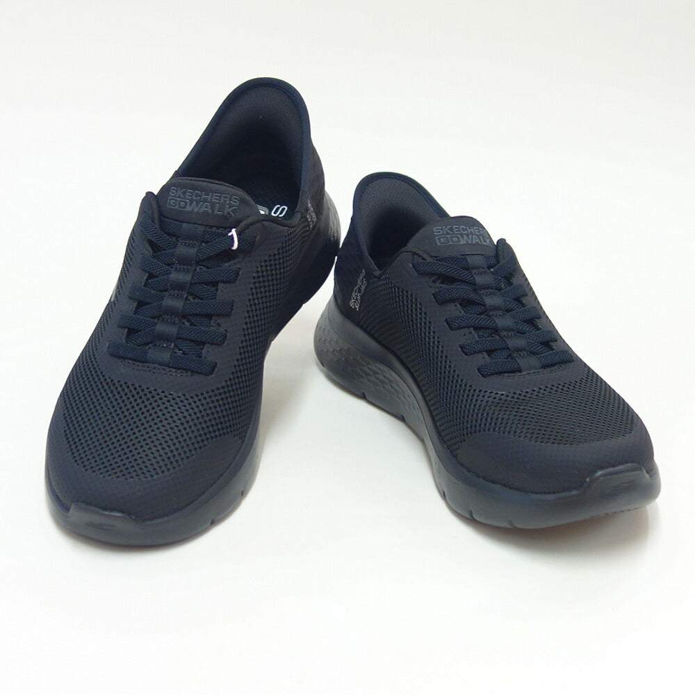 スケッチャーズSKECHERSGOWALKFLEX-ハンズアップ216324WWBBKブラック（メンズ）メッシュ人工繊維エクストラワイドフィット(5E相当)スニーカーハンズフリー「靴」
