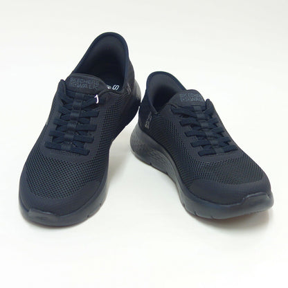 スケッチャーズSKECHERSGOWALKFLEX-ハンズアップ216324WWBBKブラック（メンズ）メッシュ人工繊維エクストラワイドフィット(5E相当)スニーカーハンズフリー「靴」