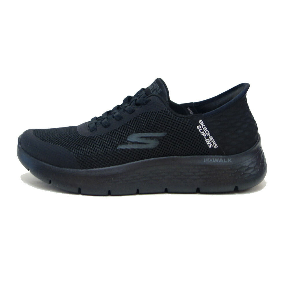 スケッチャーズ SKECHERS GO WALK FLEX - ハンズ アップ 216324WW BBK ブラック （メンズ）メッシュ 人工繊維 エクストラワイドフィット(5E相当) スニーカー ハンズフリー  「靴」