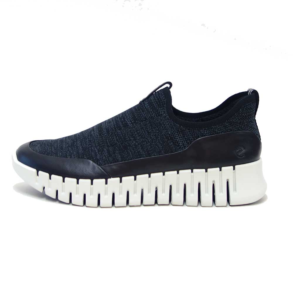 エコー ECCO GRUUV Easy-Slip WOMEN'S SNEAKERS ブラック 21833360568 （レディース） イージースリップ  スリッポン ウォーキングシューズ 旅行「靴」