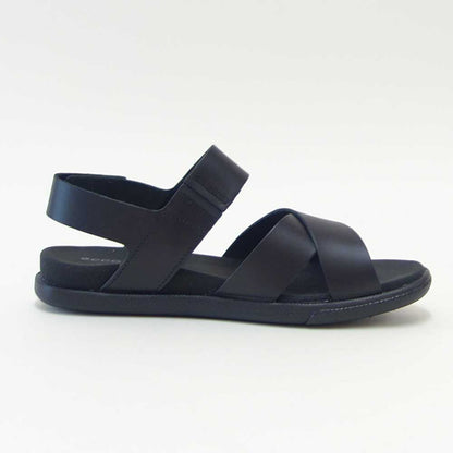 エコーECCOSAMARAWOMEN'SSANDALブラック22010301001（レディース）フラットコンフォートサンダル快適な履き心地のレザーシューズコンフォートシューズ「靴」