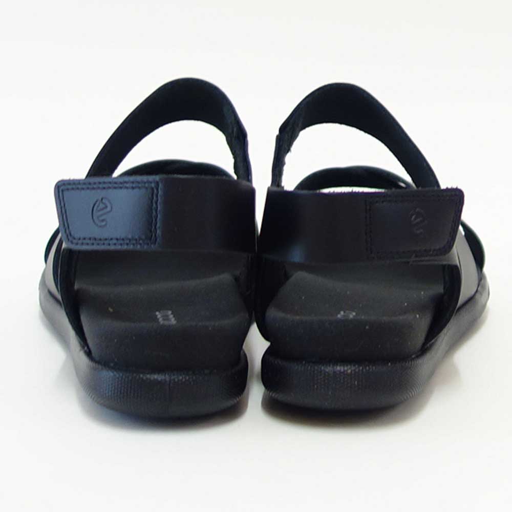 エコーECCOSAMARAWOMEN'SSANDALブラック22010301001（レディース）フラットコンフォートサンダル快適な履き心地のレザーシューズコンフォートシューズ「靴」
