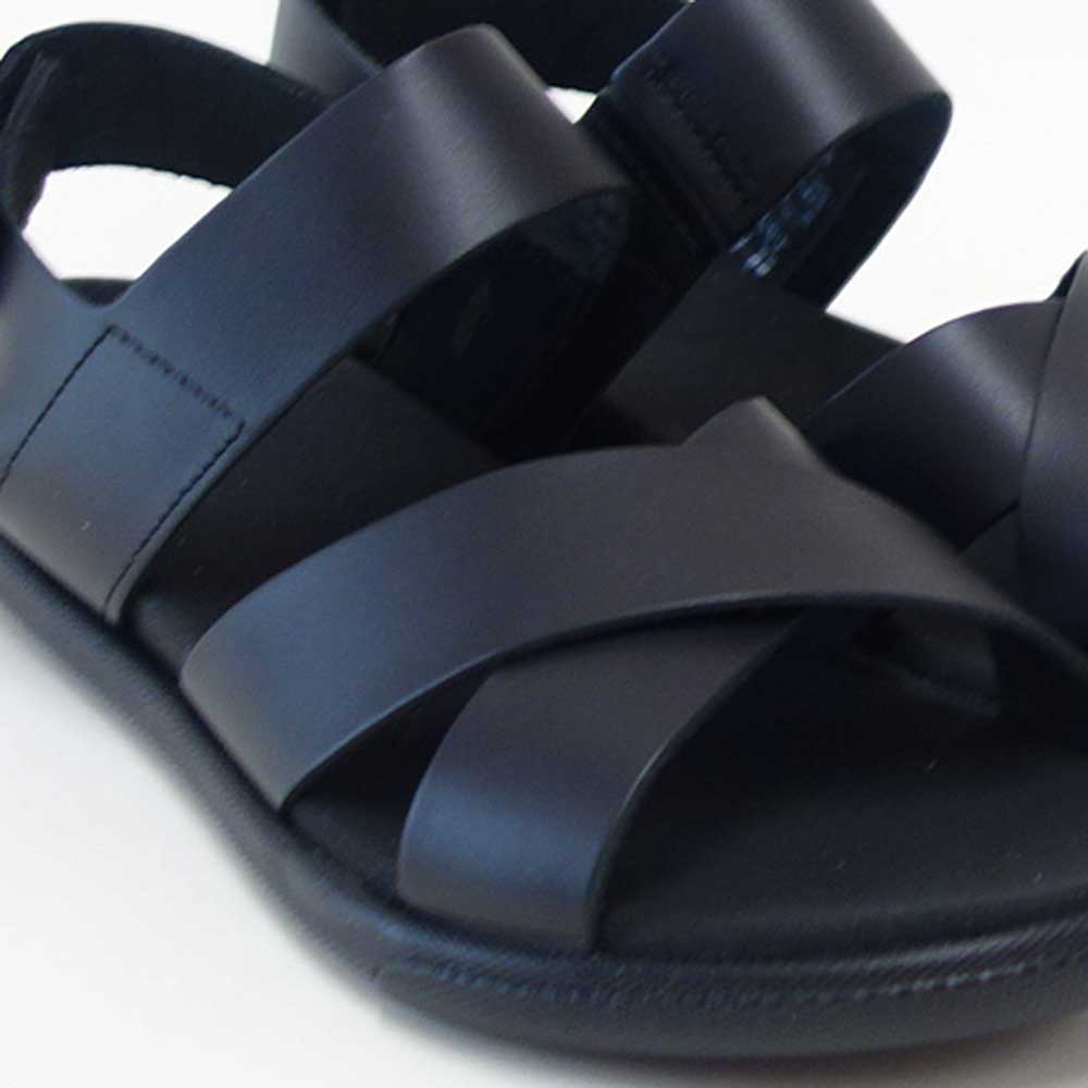 エコーECCOSAMARAWOMEN'SSANDALブラック22010301001（レディース）フラットコンフォートサンダル快適な履き心地のレザーシューズコンフォートシューズ「靴」