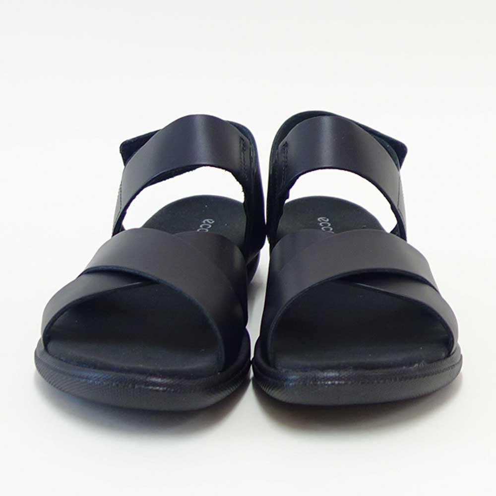 エコーECCOSAMARAWOMEN'SSANDALブラック22010301001（レディース）フラットコンフォートサンダル快適な履き心地のレザーシューズコンフォートシューズ「靴」