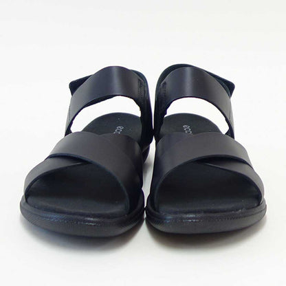 エコーECCOSAMARAWOMEN'SSANDALブラック22010301001（レディース）フラットコンフォートサンダル快適な履き心地のレザーシューズコンフォートシューズ「靴」