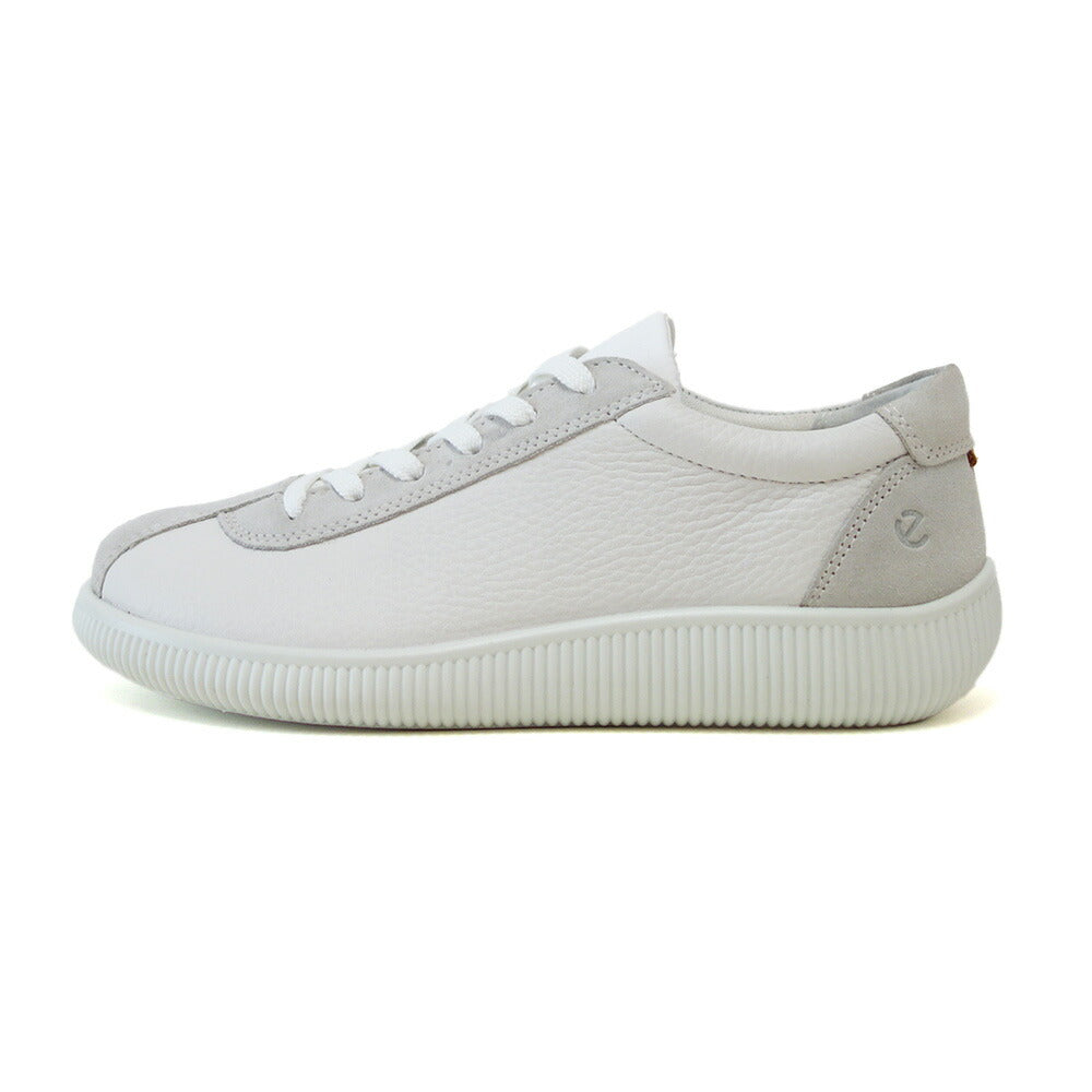 エコー ECCO SOFT ZERO LACE UP LEA WOMEN'S SNEAKER ホワイト 22025352292 （レディース）  快適な履き心地のレザースニーカー レースアップ ウォーキングシューズ 旅行「靴」