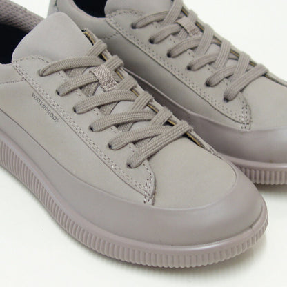 エコーECCOSOFTZEROWOMEN'SSNEAKERSグレー22028355294（レディース）防水快適な履き心地レザースニーカーレースアップウォーキングシューズ旅行「靴」