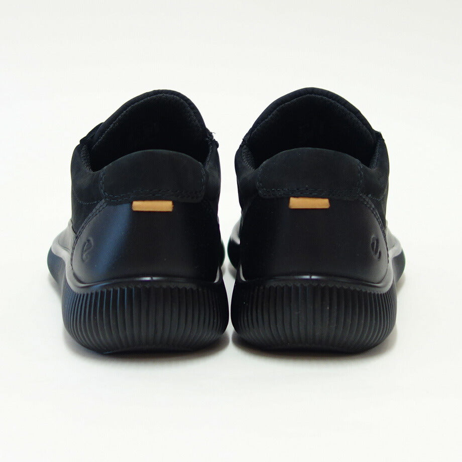 エコーECCOSOFTZEROWOMEN'SSNEAKERSブラック22028351052（レディース）防水快適な履き心地レザースニーカーレースアップウォーキングシューズ旅行「靴」