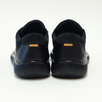 エコーECCOSOFTZEROWOMEN'SSNEAKERSブラック22028351052（レディース）防水快適な履き心地レザースニーカーレースアップウォーキングシューズ旅行「靴」