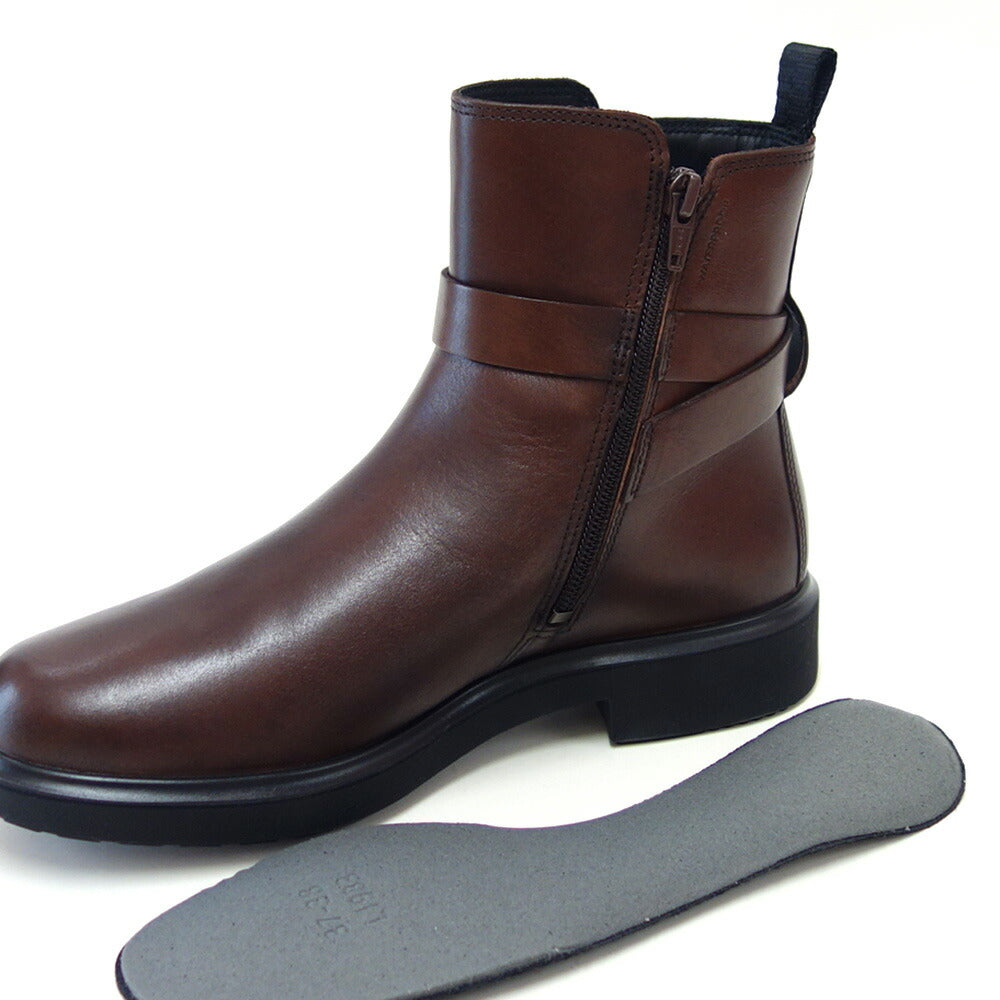 エコーECCO22201301667ブラウン（レディース）防水仕様METROPOLEAMSTERDAMLEATHERJODHPURBOOTS上質天然皮革のジョッパーブーツ「靴」