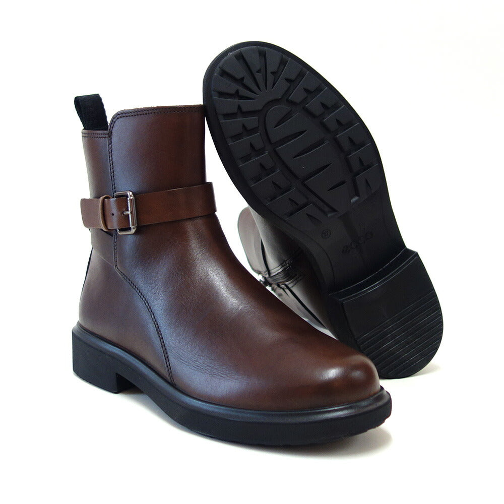 エコーECCO22201301667ブラウン（レディース）防水仕様METROPOLEAMSTERDAMLEATHERJODHPURBOOTS上質天然皮革のジョッパーブーツ「靴」