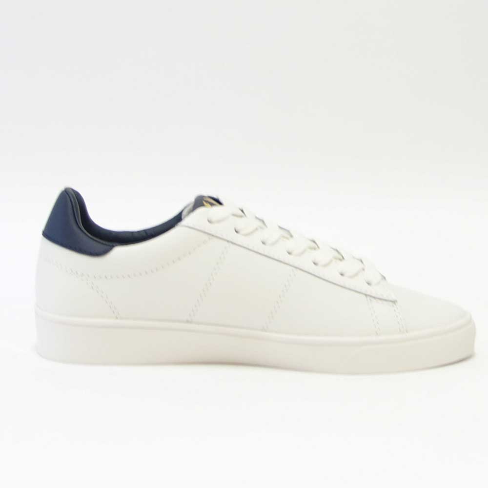 FRED PERRY フレッドペリー  B 2333 254（ユニセックス）SPENCER LEATHER （スペンサー レザー） カラー：Porcelain 天然皮革のローカットスニーカー  「靴」